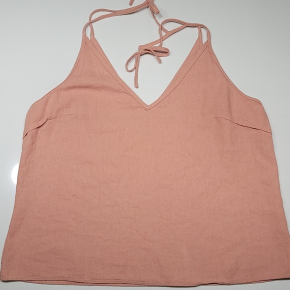 V-Neckline Tank Top, Size Small - Picture 3 of 5